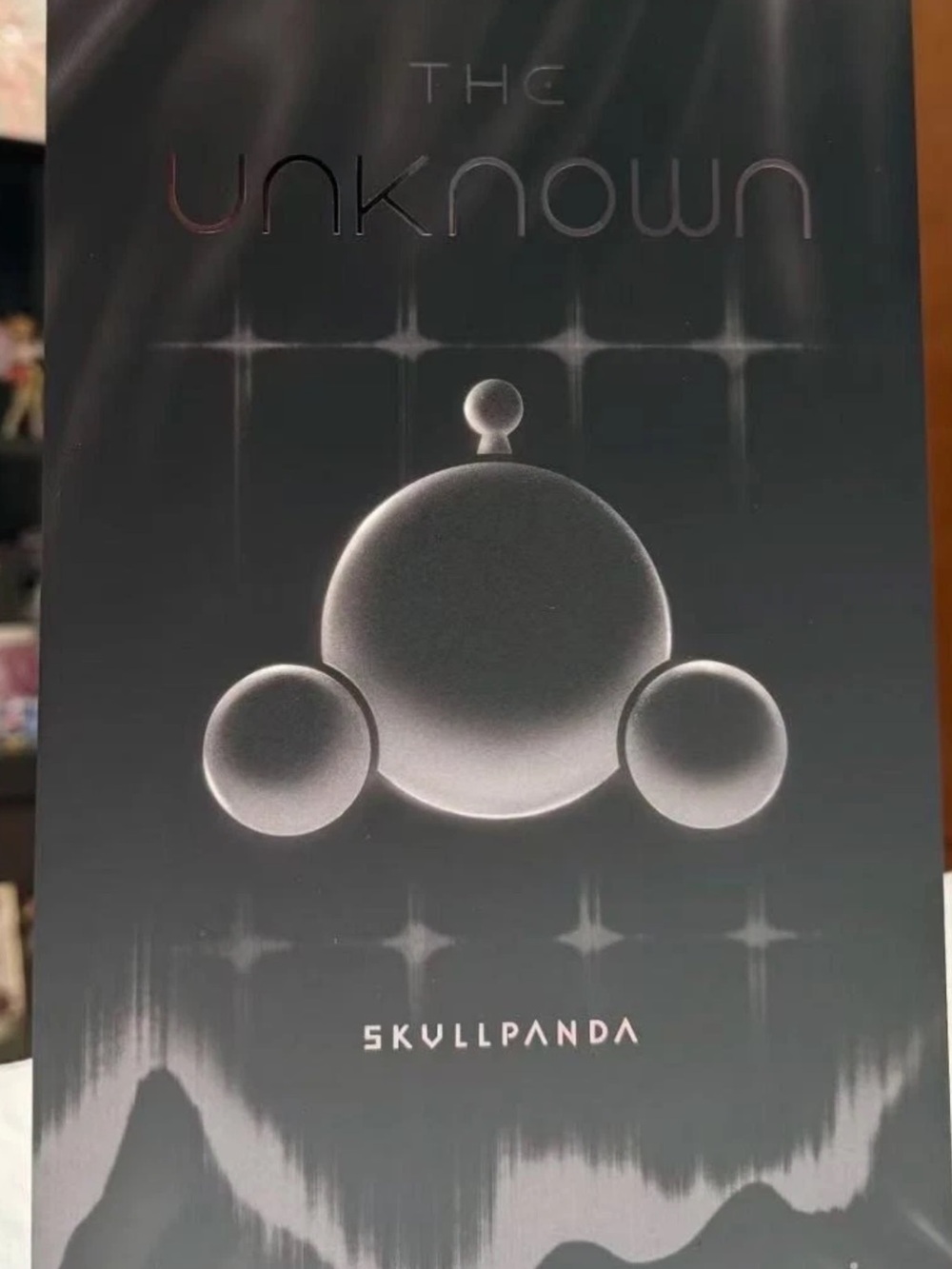 2024 The Unknown Skullpanda 1/6 Action Figure. Black outfit open box